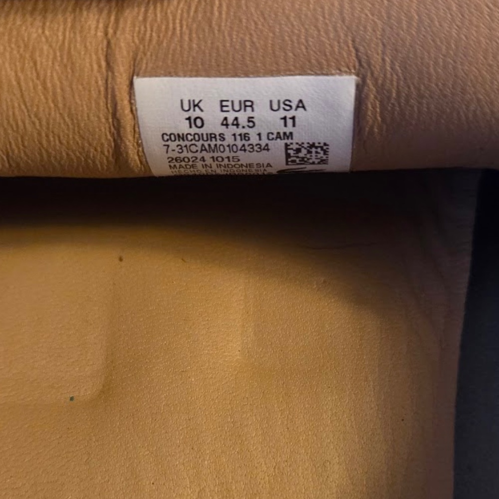 Lacoste Men’s Concurs 116 1 CAM Suede Grey Slip-on Loafers, size 11 - Picture 5 of 7